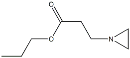 1-Aziridinepropionic acid propyl ester 结构式