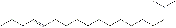 N,N-Dimethyl-12-hexadecen-1-amine 结构式