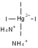 Ammonium tetraiodomercurate(II) 结构式