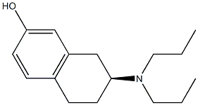 [2S,(-)]-2-Dipropylaminotetralin-7-ol 结构式