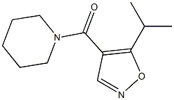 4-(Piperidinocarbonyl)-5-isopropylisoxazole 结构式