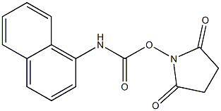 N-(1-Naphtylaminocarbonyloxy)succinimide 结构式