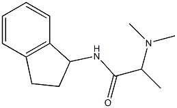 2-(Dimethylamino)-N-(indan-1-yl)propionamide 结构式