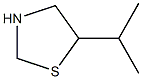 5-Isopropylthiazolidine 结构式