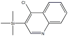 4-Chloro-3-(trimethylsilyl)quinoline 结构式
