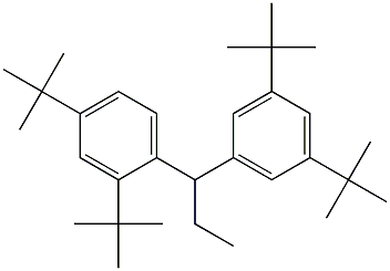 1-(2,4-Di-tert-butylphenyl)-1-(3,5-di-tert-butylphenyl)propane 结构式