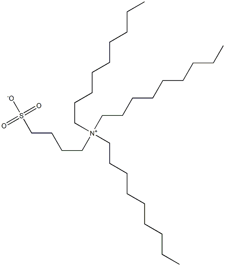 N,N-Dinonyl-N-(4-sulfonatobutyl)-1-nonanaminium 结构式