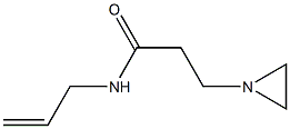 N-Allyl-1-aziridinepropionamide 结构式