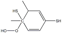(2,3-Dimethyl-2,5-dihydrothiophen)-2-yl hydroperoxide 结构式