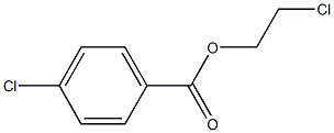 4-Chlorobenzoic acid 2-chloroethyl ester 结构式