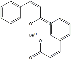 Bis[cis-cinnamic acid]barium salt 结构式