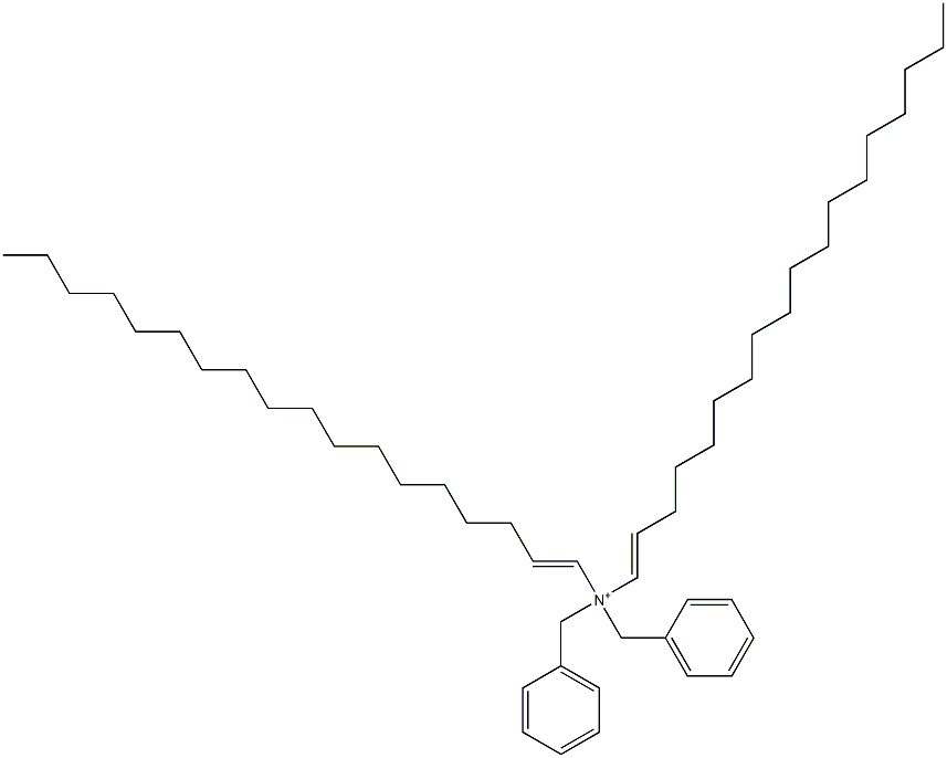 Di(1-octadecenyl)dibenzylaminium 结构式