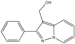 2-Phenylpyrazolo[1,5-a]pyridine-3-methanol 结构式