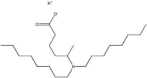 5-(Dioctylamino)hexanoic acid potassium salt 结构式