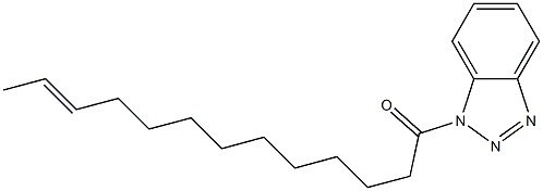 1-(11-Tridecenoyl)-1H-benzotriazole 结构式