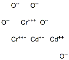 Cadmium chromium(III) oxide 结构式