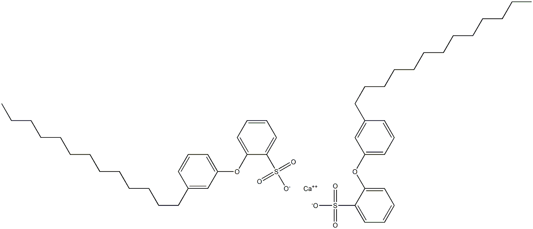 Bis[2-(3-tridecylphenoxy)benzenesulfonic acid]calcium salt 结构式