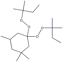 3,3,5-Trimethyl-1,1-bis(tert-pentylperoxy)cyclohexane 结构式