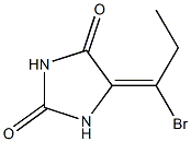 5-(1-Bromopropylidene)hydantoin 结构式