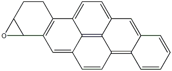 1,2-Epoxy-1,2,3,4-tetrahydrodibenzo[b,def]chrysene 结构式