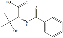 [R,(-)]-N-Benzoyl-3-hydroxy-D-valine 结构式