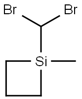 1-Dibromomethyl-1-methyl-1-silacyclobutane 结构式