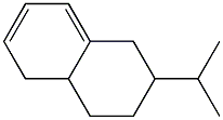 1,2,3,4,4a,5-Hexahydro-2-isopropylnaphthalene 结构式