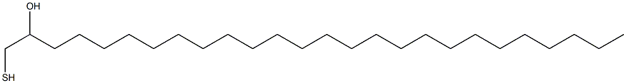 1-Mercapto-2-hexacosanol 结构式