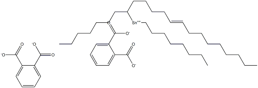 Bis[phthalic acid 1-(5-tetradecenyl)]dioctyltin(IV) salt 结构式