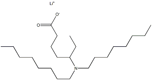5-(Dioctylamino)heptanoic acid lithium salt 结构式