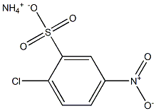 2-Chloro-5-nitrobenzenesulfonic acid ammonium salt 结构式