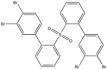 3,4-Dibromophenylphenyl sulfone 结构式