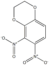 5,6-Dinitro-2,3-dihydro-1,4-benzodioxin 结构式