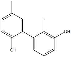 2',5-Dimethyl-1,1'-biphenyl-2,3'-diol 结构式