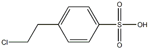 p-(2-Chloroethyl)benzenesulfonic acid 结构式
