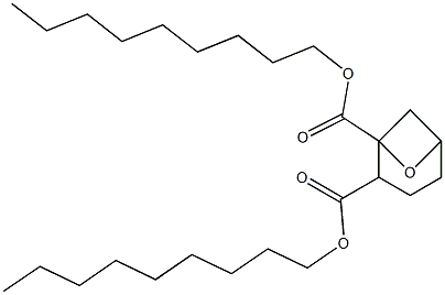 7-Oxabicyclo[3.1.1]heptane-1,2-dicarboxylic acid dinonyl ester 结构式