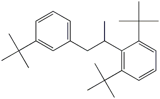 2-(2,6-Di-tert-butylphenyl)-1-(3-tert-butylphenyl)propane 结构式
