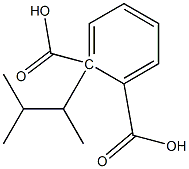(-)-Phthalic acid hydrogen 2-[(R)-1,2-dimethylpropyl] ester 结构式