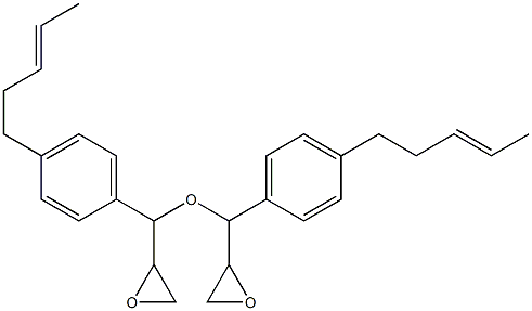 4-(3-Pentenyl)phenylglycidyl ether 结构式
