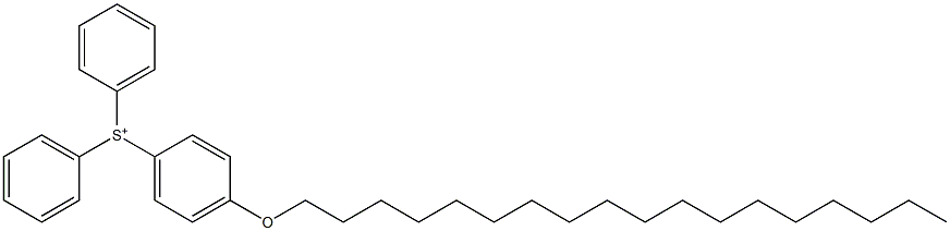 Diphenyl(4-octadecyloxyphenyl)sulfonium 结构式