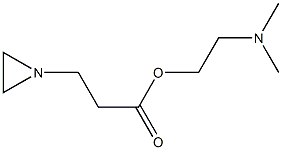 1-Aziridinepropionic acid 2-(dimethylamino)ethyl ester 结构式