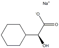 (2S)-2-Hydroxy-2-cyclohexylacetic acid sodium salt 结构式