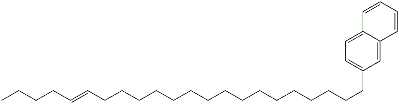 2-(17-Docosenyl)naphthalene 结构式