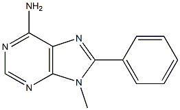 6-Amino-9-methyl-8-phenyl-9H-purine 结构式