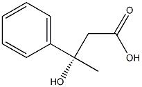 (S)-3-Hydroxy-3-phenylbutyric acid 结构式