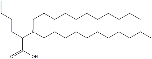 2-(Diundecylamino)hexanoic acid 结构式