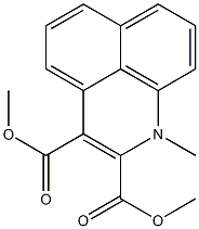 1-Methyl-1H-benzo[de]quinoline-2,3-dicarboxylic acid dimethyl ester 结构式