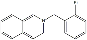 2-(2-Bromobenzyl)isoquinolin-2-ium 结构式
