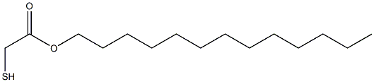 Thioglycollic acid tridecyl ester 结构式