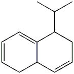 1,2,4a,5-Tetrahydro-1-isopropylnaphthalene 结构式